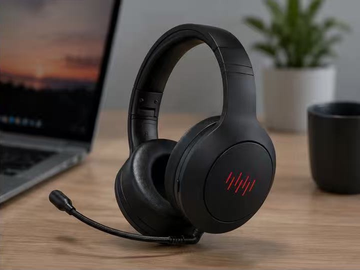 H10 gaming headset in use 2