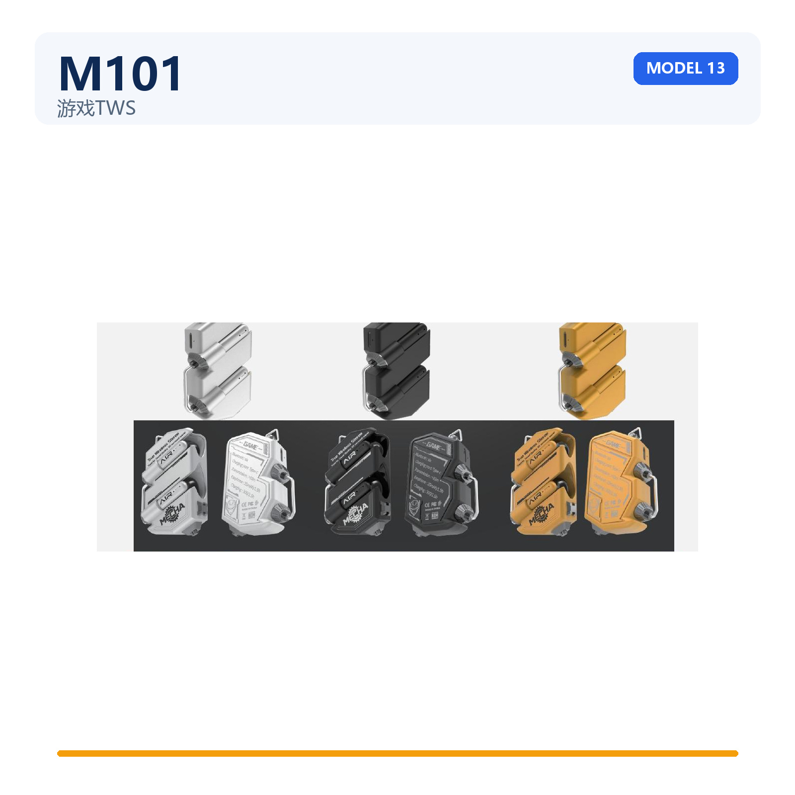 M101 gaming TWS earbuds OEM platform