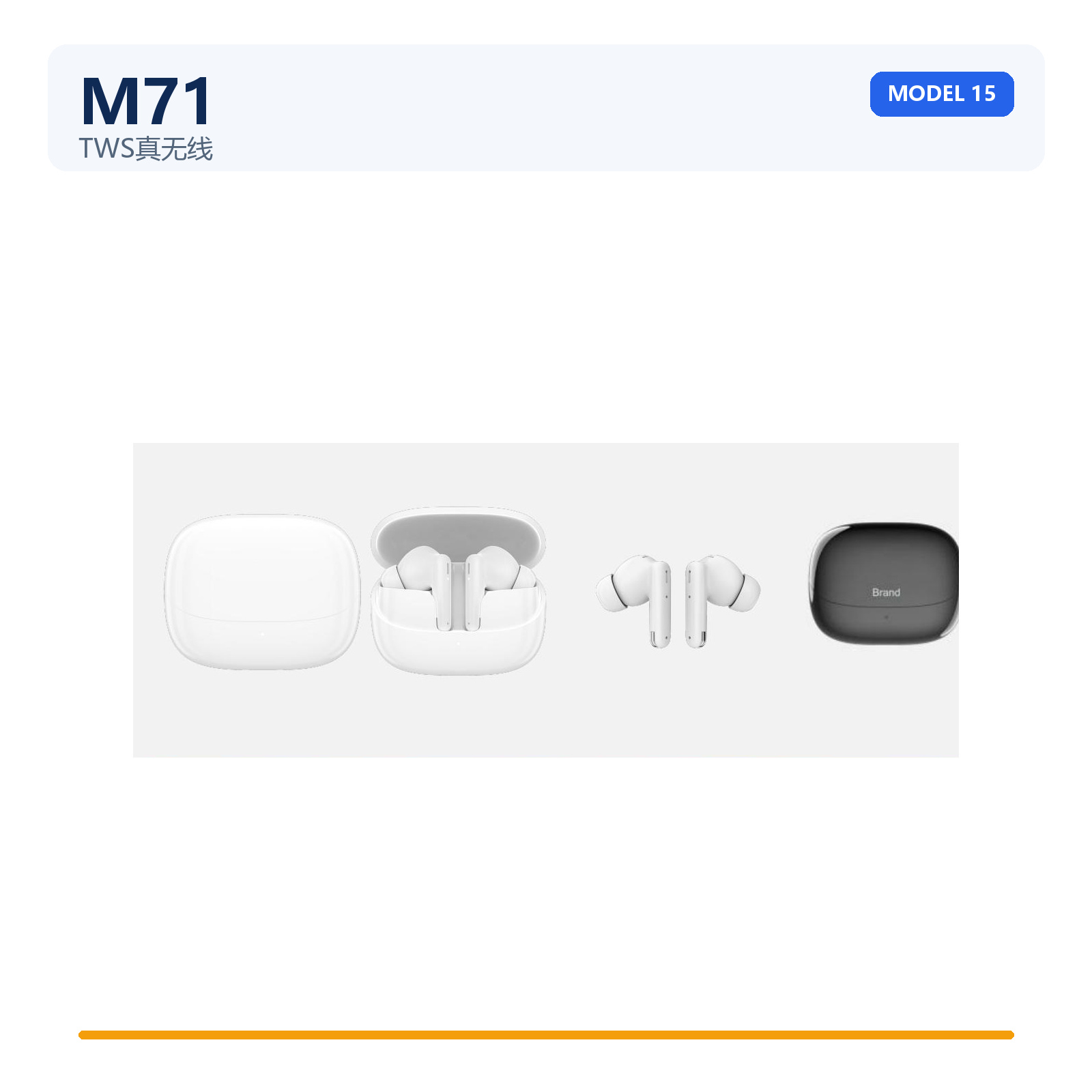 M71 ANC ENC TWS earbuds OEM platform